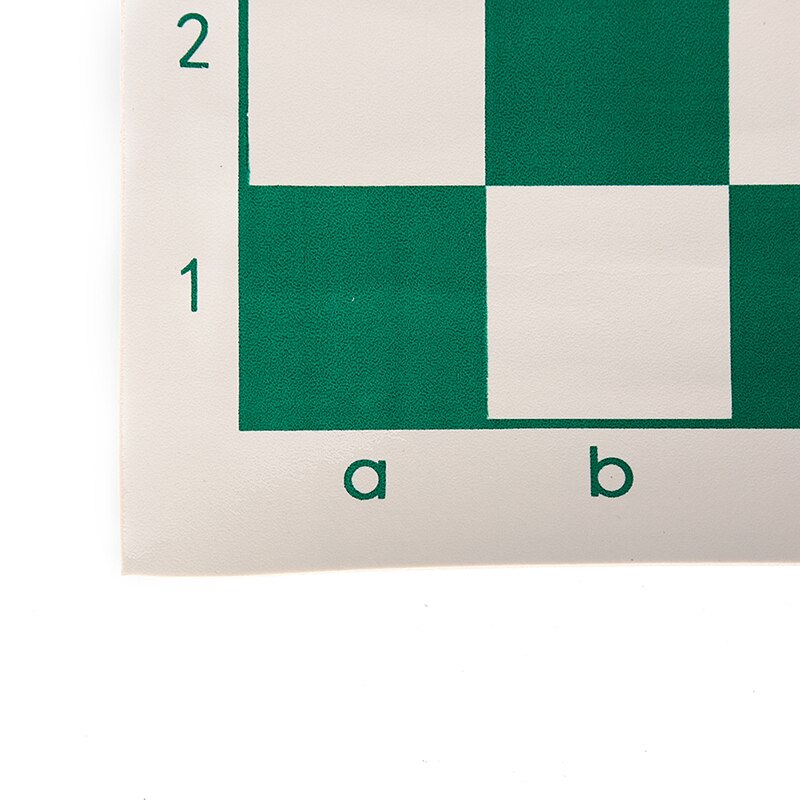 42 x 42cm vinylturneringsschackbräde för pedagogiska spel för barn i slumpmässig färg magnetisk bräda för schack
