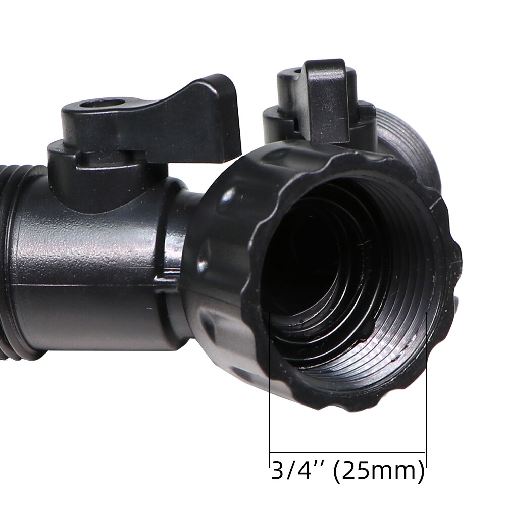 Hose Connector Adapter - 1/2" 3/4" Female Thread to 1/4" 3/8" 1/2" Barb - 2-Way 4-Ways Coupling Tap Tubing Joint