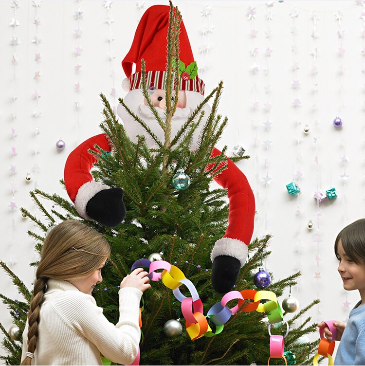 Árbol de Navidad de alce, muñeco de nieve, dibujos animados creativos, País de las Maravillas, suministros de decoración para