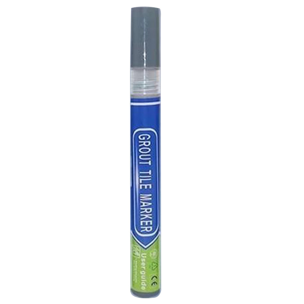 Pluma de estilismo para azulejos, rotulador impermeable y con lechada de moho para Reparación de Pintura de baño, marcador a prueba de agua, # W5: Gray 