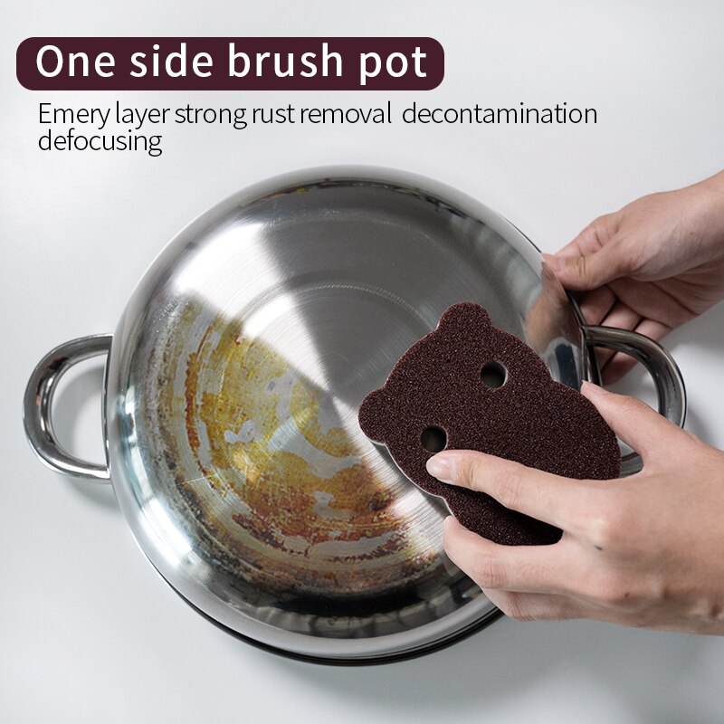 DICOR-esponja mágica para eliminar óxido, paño limpiador de algodón, herramienta de cocina, accesorios de cocina, utensilios para ollas, artículos de cocina, CE/EU