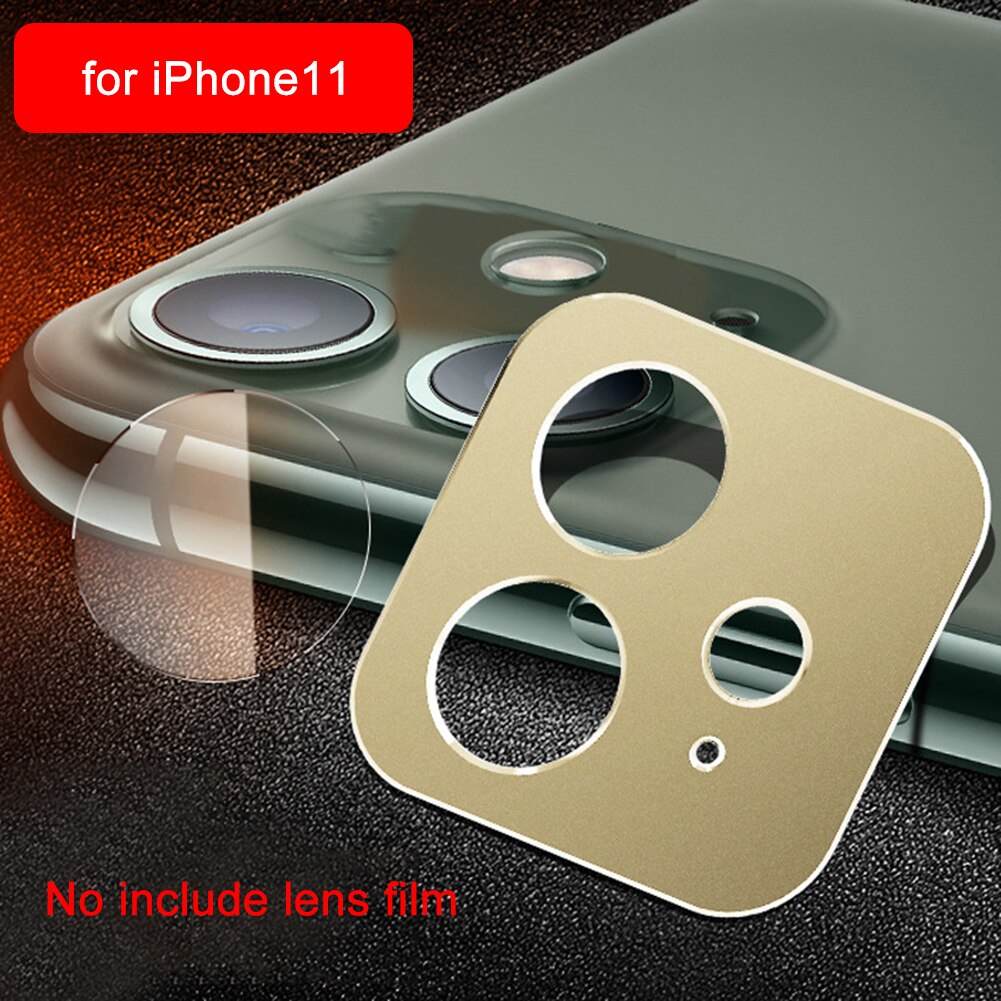 Lens Protective Cover Metal Anti-scratch Phone Camera Lens Protective Cover Case for iPhone 11 Pro Max