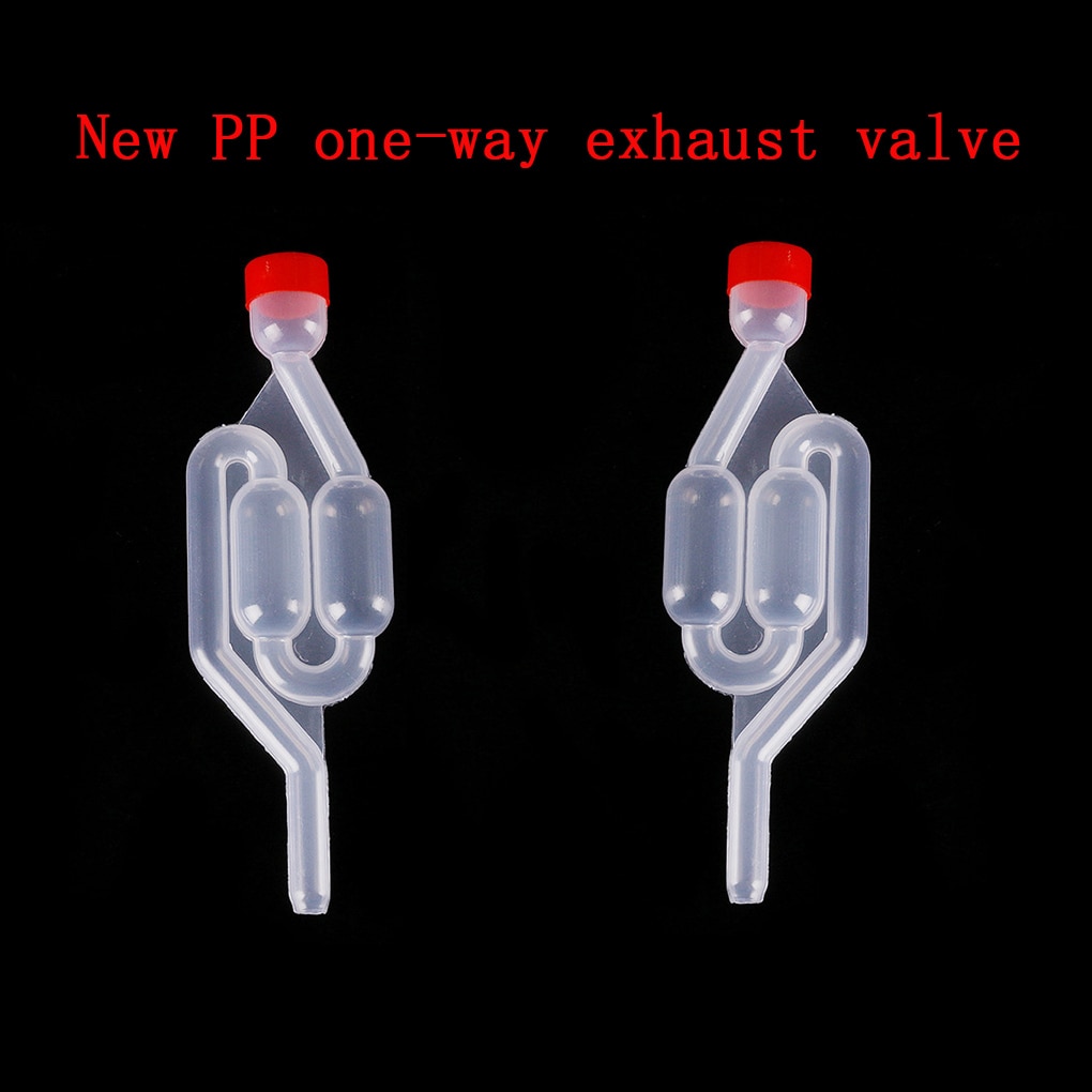 1/2/3Pcs Homebrew Wijn Gisting Air Lock Plastic Bubble Tule One-Way Uitlaat Water Seal valve Herbruikbare Bier Tool Luchtsluis