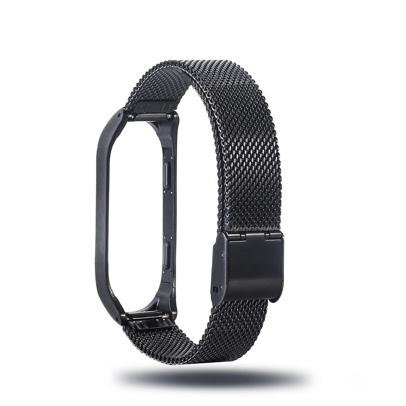Mi band 4 Correa Metal acero inoxidable para Xiaomi mi Band 4 Correa pulsera mi band 4 accesorios correa de repuesto para reloj