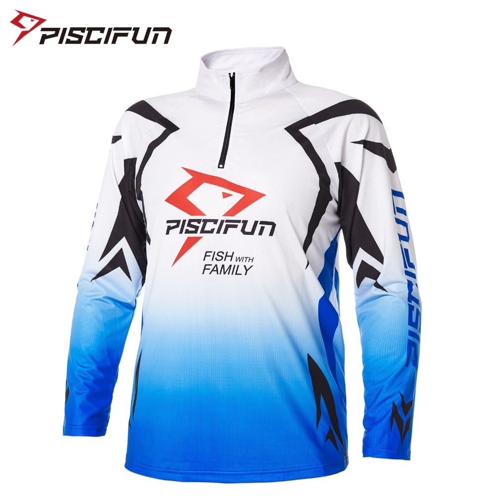 Piscifun sec rapidement pêche chemise à manches longues respirant pêche vêtements en plein air randonnée cyclisme vêtements Camisas Pesca