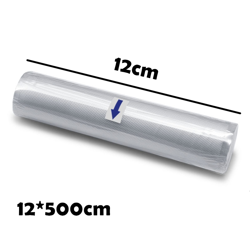 Haushalt Lebensmittel Vakuum Verpackung Tasche Für Vakuum Versiegelung Vakuum Lagerung Taschen Oder Rolle Lebensmittel Frische Lange Halten Küche Werkzeug Zubehör: 12x500cm