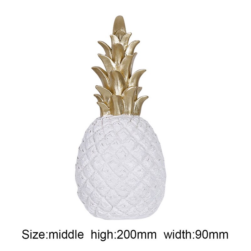Nordique INS doré ananas décoration salon meuble TV bureau décoration maison accessoires chambre meubles: Medium white