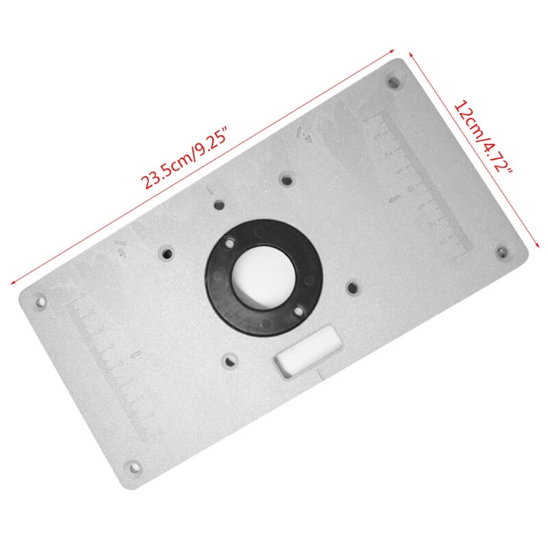 Aluminium Router Tafel Insert Plaat De Trim Panel Voor Houtbewerking Bankjes Met S