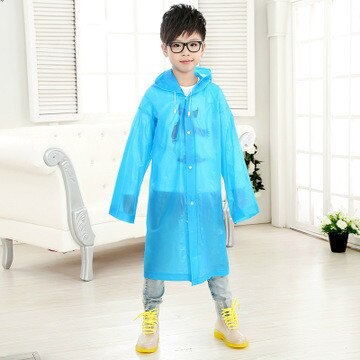 Impermeabile per bambini carino impermeabile dinosauro poliestere bambino impermeabile impermeabile Poncho impermeabile ragazzi ragazze pioggia giacca gialla: Blue / XXXL