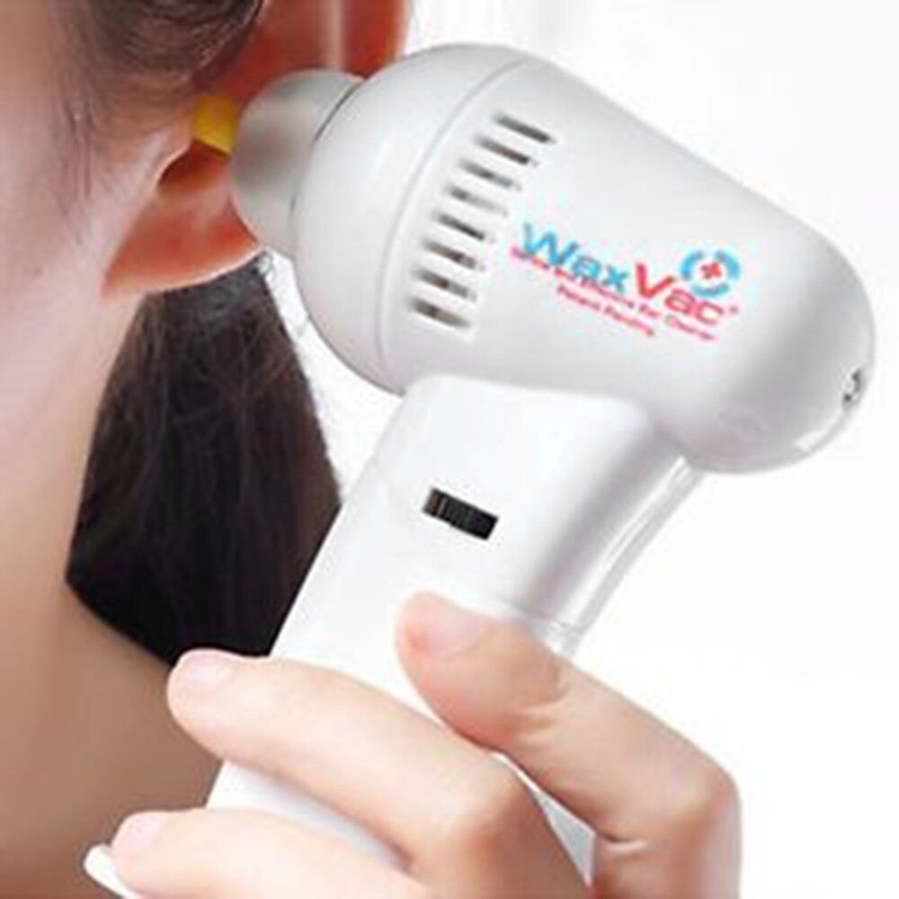 Portable Size Electric Ear Vacuum Cleaner Ear Wax Vac Removal Safety Body Health Care with Soft &amp; Safety Head Ear Care Tool