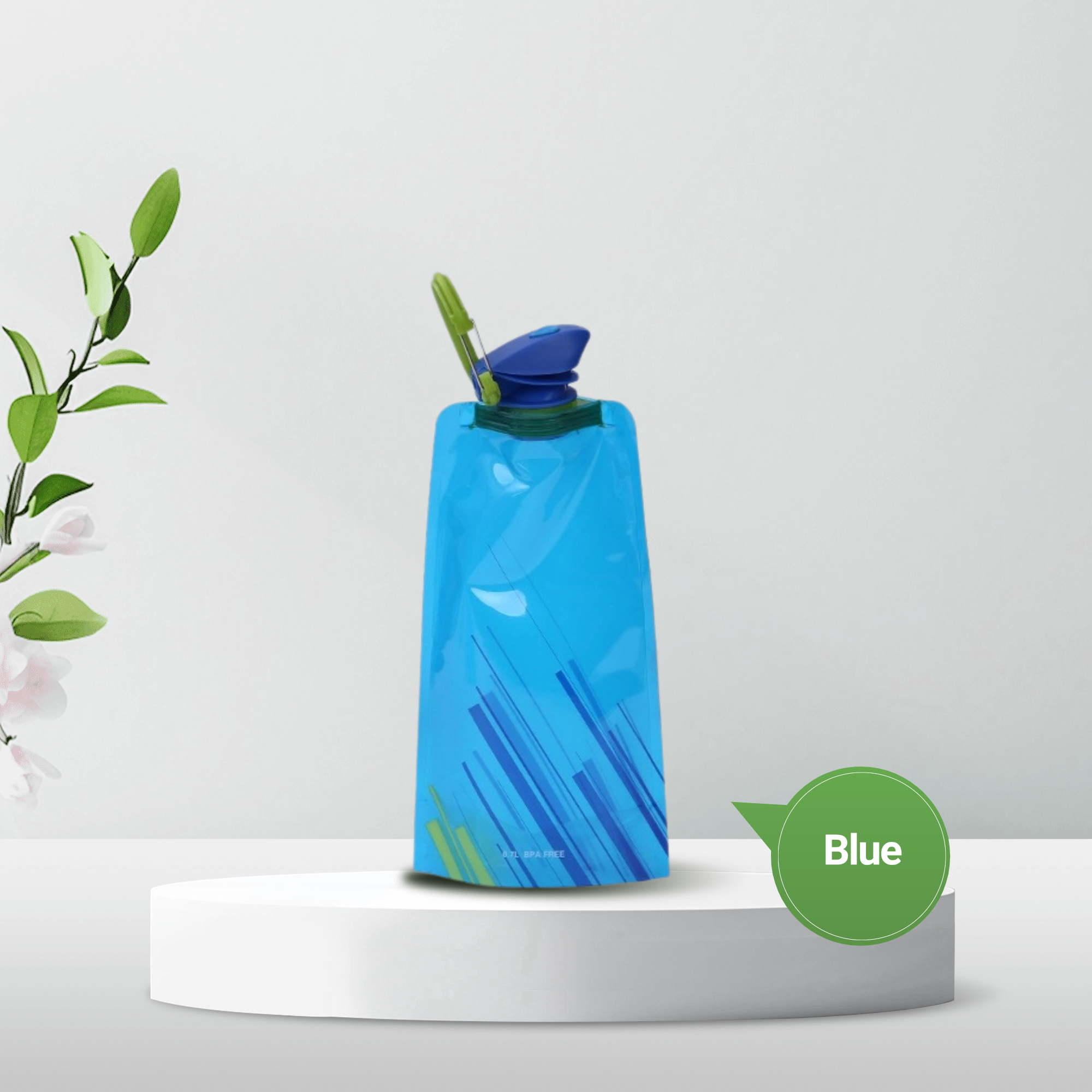 Faltbare Trinkflasche 700 Ml – 8-teiliges Set, Klappbar & Leicht Für Outdoor, Festival, Reisen