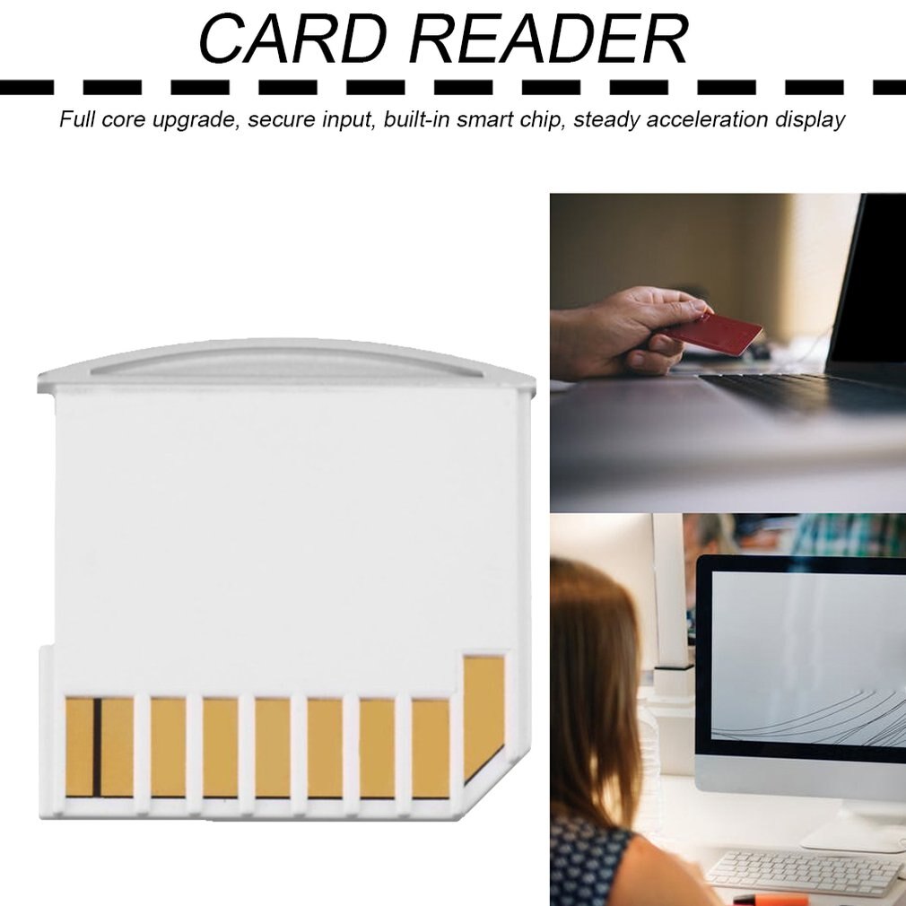 Mini adaptador de tarjeta SD SDHC TF, unidad Flash Air de hasta 64G para Macbook, Sony, plástico y Metal para Pop, tarjeta de memoria, 1g