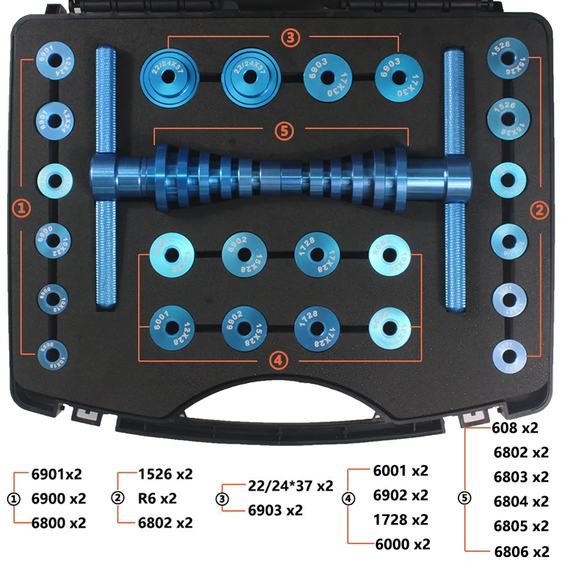 Fiets Dragende Extractie Installatie Tool Wiel/Hub Lager Druk Set Fiets Zachte Staart Frame Druk Tool