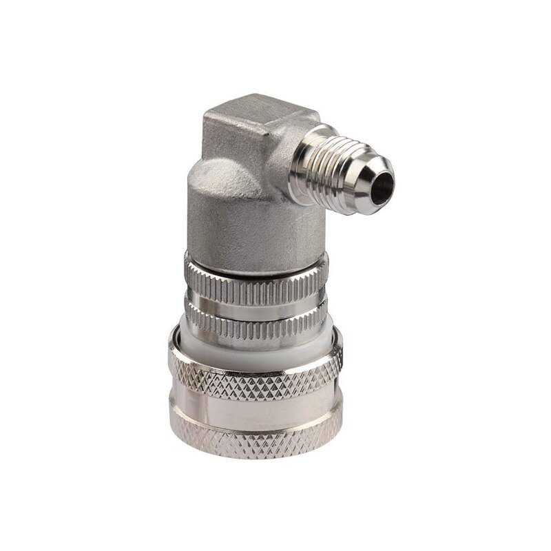 Stainless Steel 304 Ball Lock,Homebrew Beer Keg Quick Connector Dispenser Keg ball lock Disconnect Liquid / Gas 1/4'': thread gas