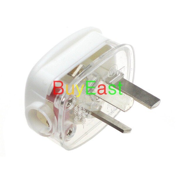 Lot 2 CHINA, Australian, Zealand 3-Pin DIY Rewireable Power Plug