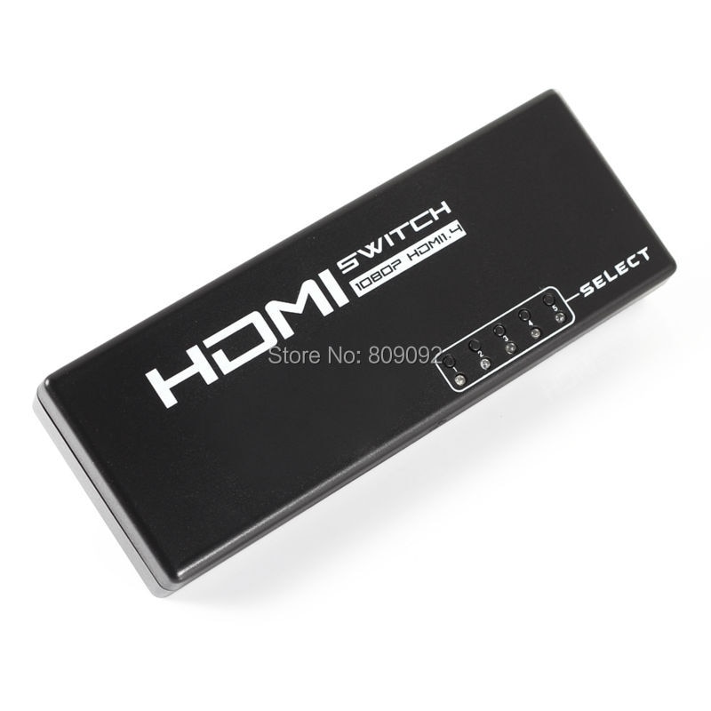 5 Port 1080 P HDMI Switch Switcher HUB Selector Splitter met Afstandsbediening Splitter Box voor HDTV PS3 DVD STB