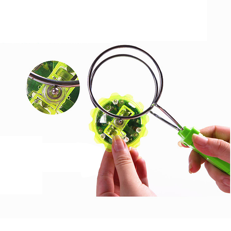 Toupies gyroscopiques magiques colorées, jouets pour enfants, Flash YO-YO magnétique