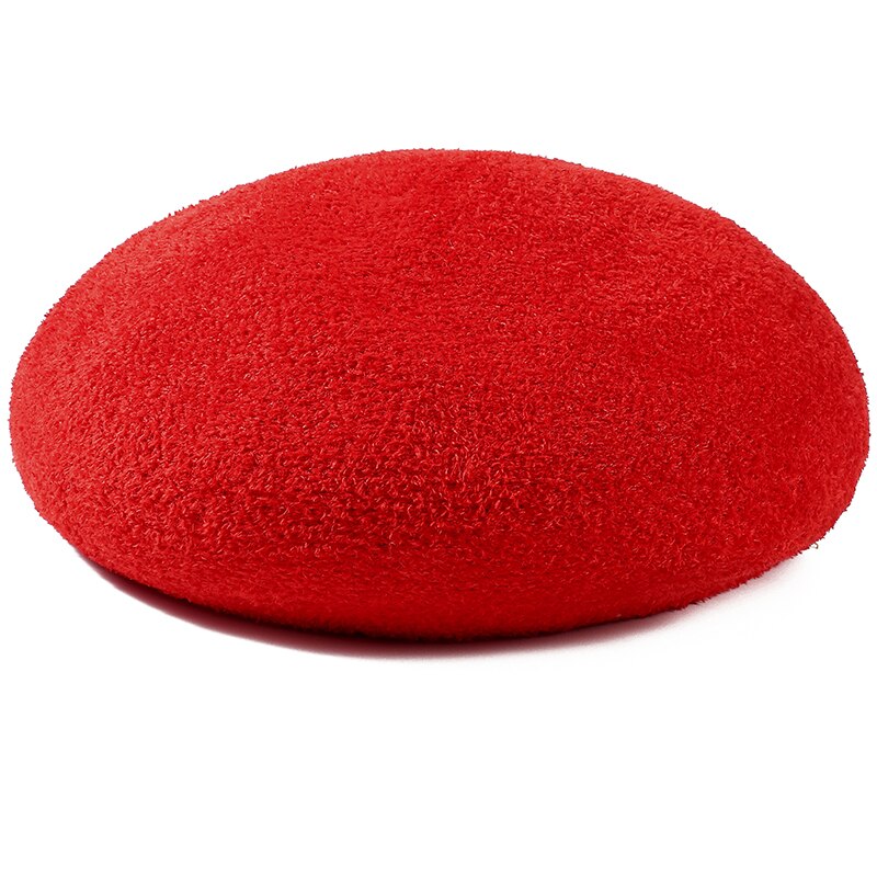 Baret Vrouwelijke Vrouwen Hoed Hoed Vrouwen Winter Cap Voor Mannen Baret Vrouwen Winter Hoed Gebreide Hoed Voor Vrouwen hoeden Voor Vrouwen Herfst Vrouw: Red