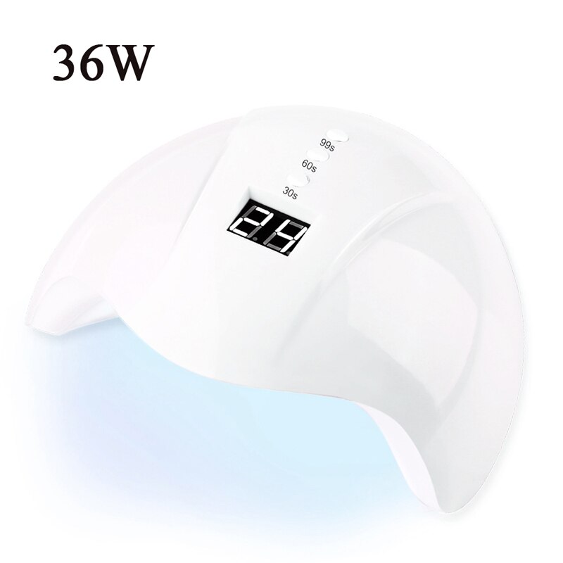 48 W/36 W Usb Nail Lamp Led Uv Gel Nagel Droger Ijs Hybrid Lamp Voor Nagels Gel Drogen manicure Polish: 36W-white 2