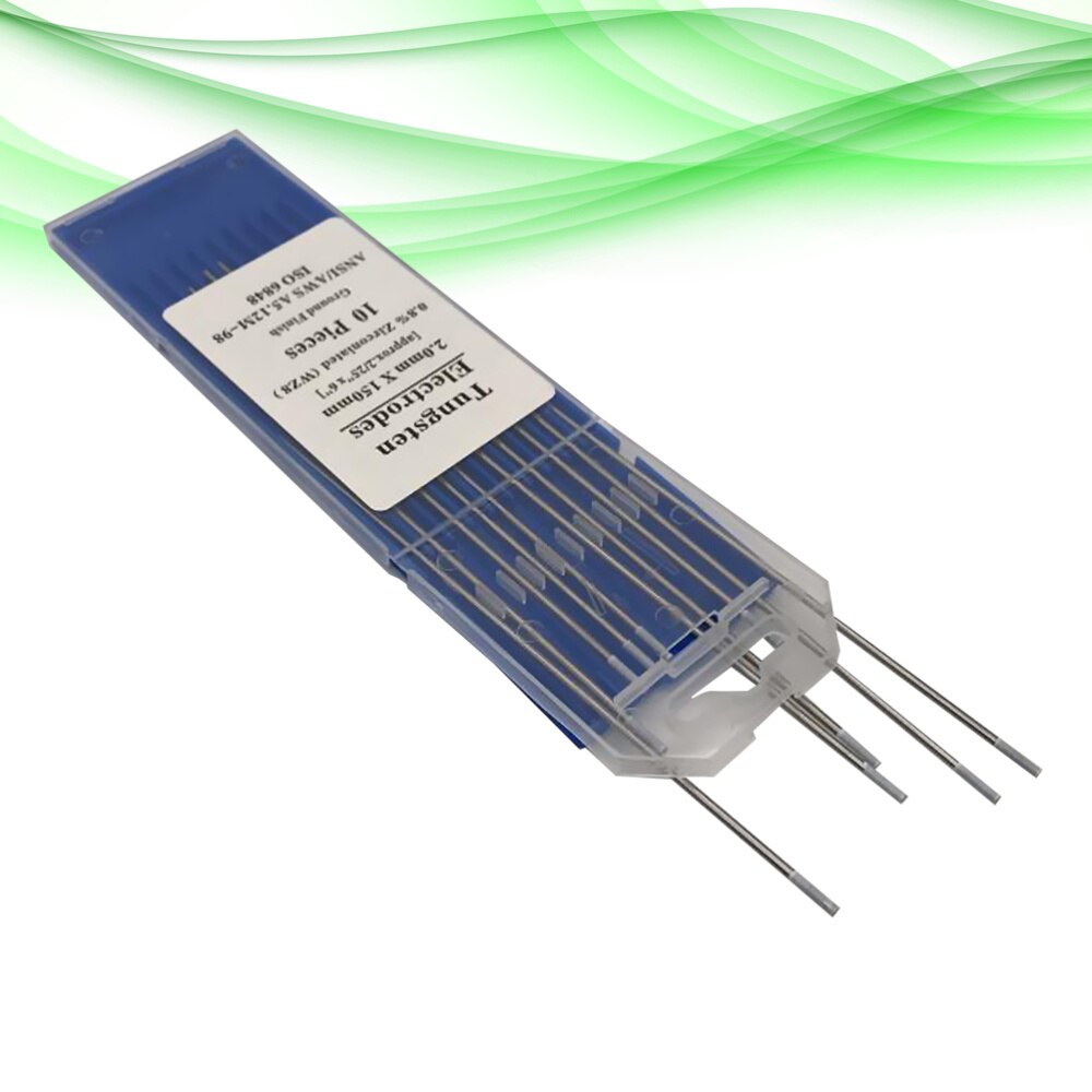 Eletrodos de tungstênio das hastes de soldadura práticas profissionais de 10 pces para o aço inoxidável: Silver 2