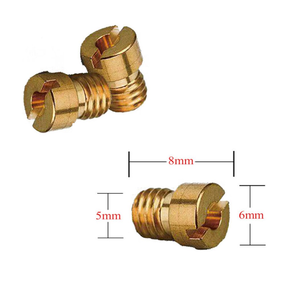 16 stuks hoofdsproeier carburateur voor pwk keihin oko cvk 90/92/95/100/105/108-150 vervangende accessoires
