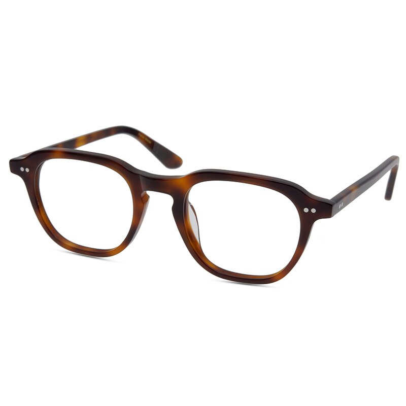 Acetaat Brillen Originele Japan Handgemaakte Hele Jelly Kleur Frame Hand Klinknagel Billik Eyewear: Tortoise