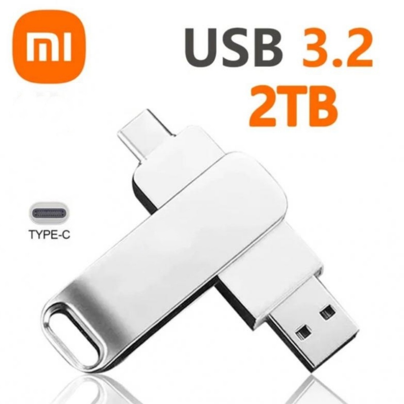 Xiaomi 16TB Flash Drive USB 3.2 Super High Speed Transfer Metal Mini U Disk Pen Drive Type C Memory Waterproof Disk SSD U Drive