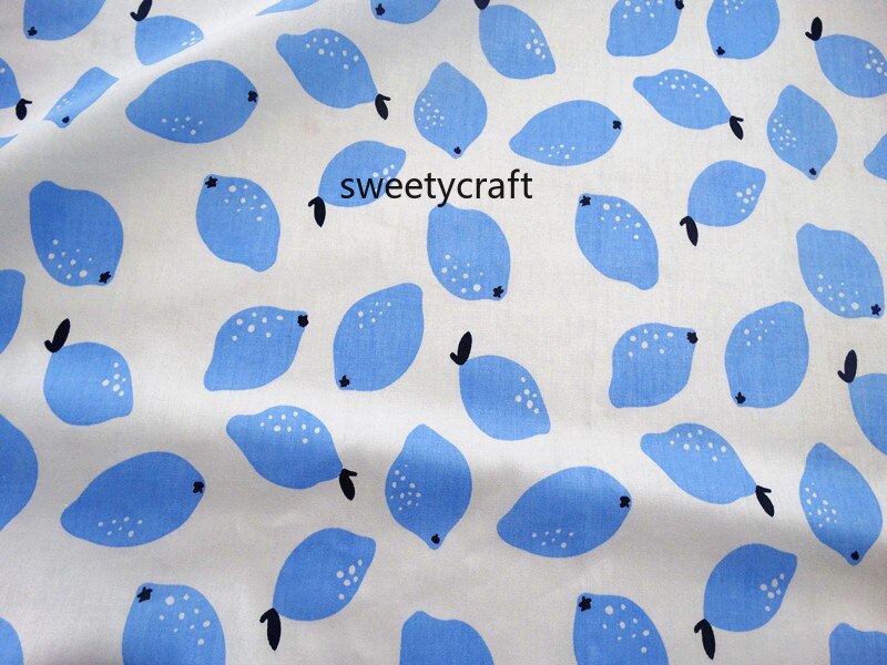 160 x 50cm citroen bedrukte 100%  katoenen stoffen babymeisjes katoenen keperstof voor doe-het-zelf naaien patchwork doek lakenstof