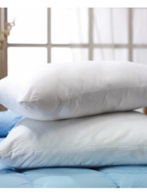 50X70 Rechthoekige Solid Pure Kussen Kern Zacht Hoofd Kussen Innerlijke Wit Kussen Insert Siliconen Gevuld Fiber bed 2 Pcs: Default Title