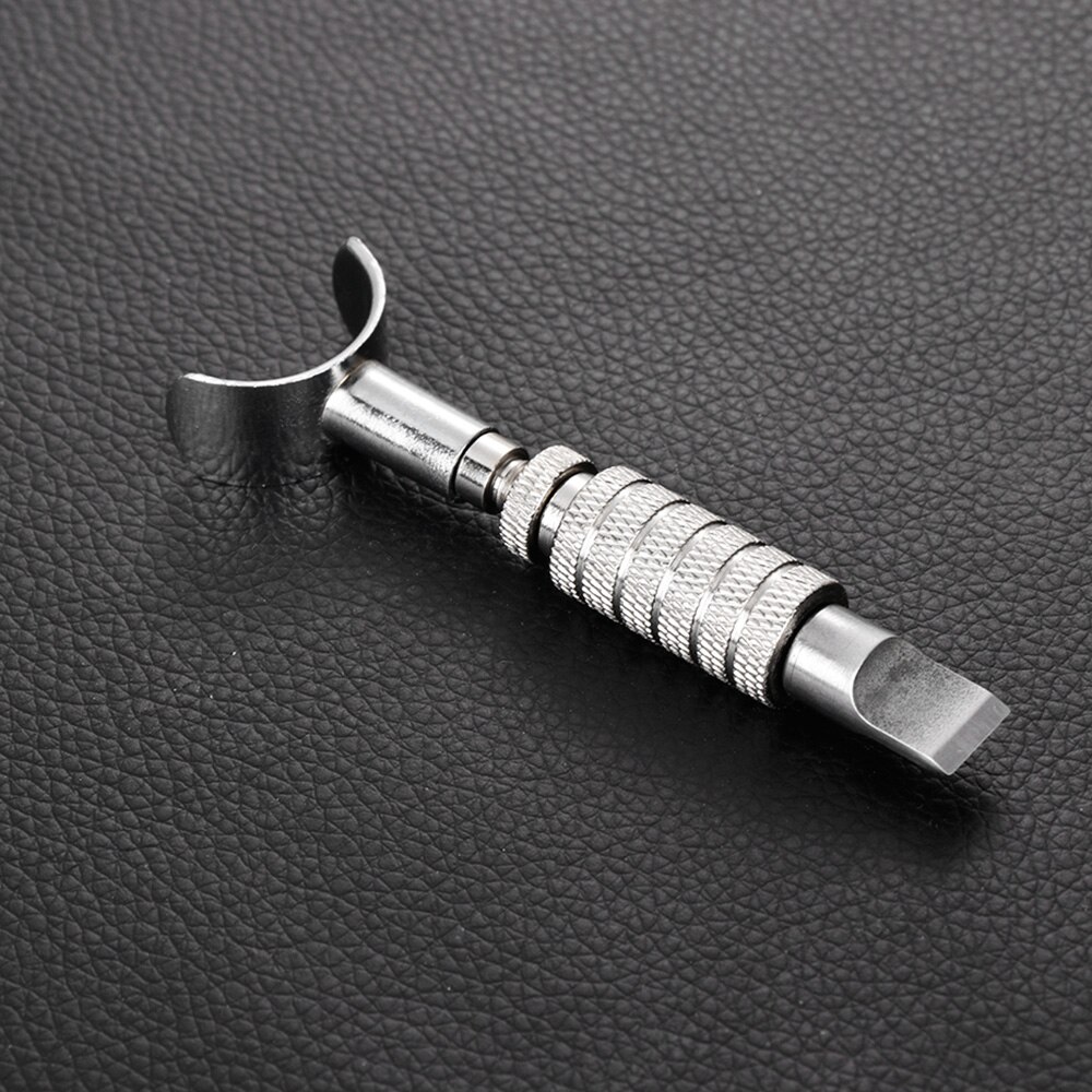 Adjustable Stainless Steel DIY Manual Rotary Tools Leather Carving Swivel Knife Blade Tools Leathercraft DIY Crafts