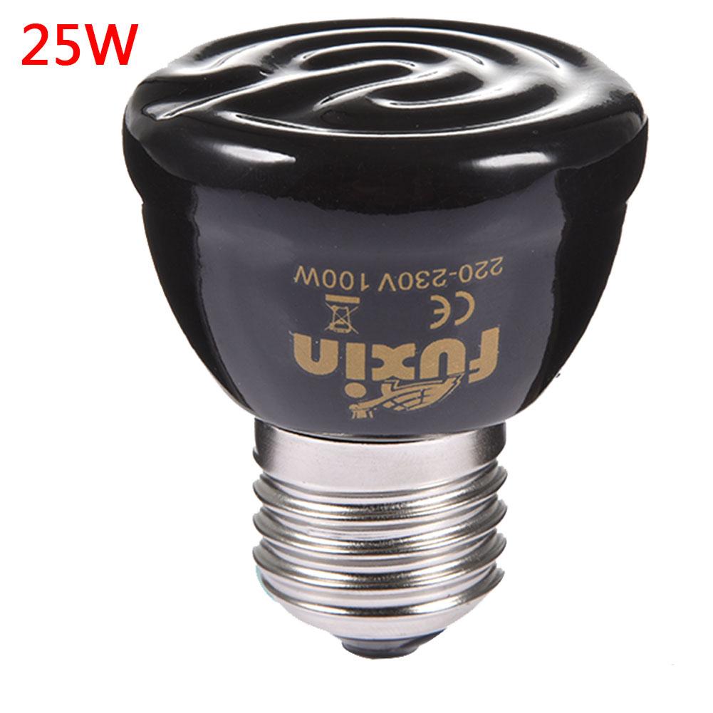 Fernen Infrarot Keramik Haustier Heizung Heizung Lampe Glühbirne Für Haustier Vogel Kaninchen Fisch Maus Grübler Inkubation Haustier Zubehör: 25W 1Stck