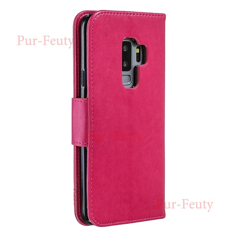 Case Voor Samsung Galaxy S9 9S Plus G965 S9Plus SM-G965F/DS Lederen Portemonnee Flip Case Voor samsung Galaxy 9 9Plus Plus