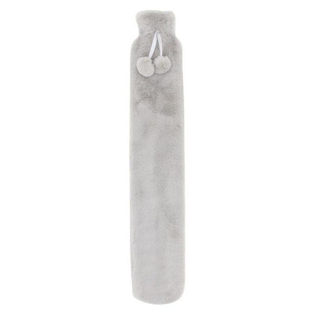 Avec Warmies housse de bouteille amovible fourrure fausse eau chaude longue: B