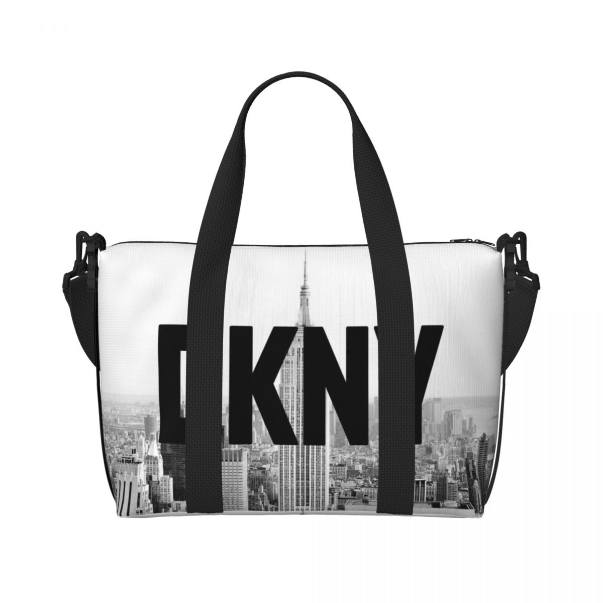 DKNYS NewYork Skyline Weekend Gym Yoga Luggage Bags Men Women Sport Crossbody Bag Travel Handbag: PURPLE