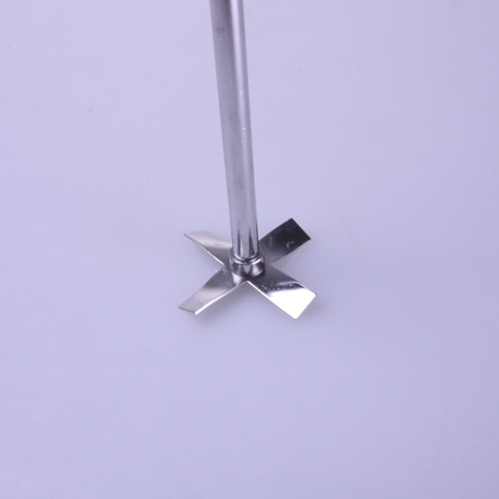 Lab Stainless Steel Cross Shaped Four Leaf Agitator Blade for Stirrer Lab Supplies length 300mm