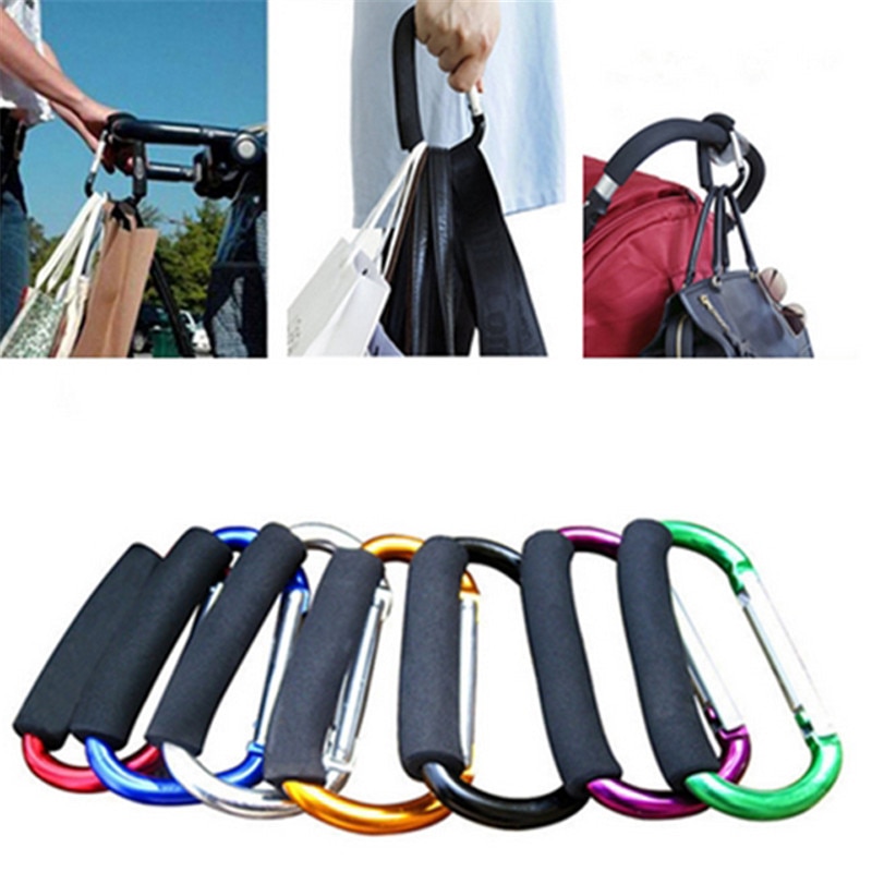 140*12mm spons kinderwagen haak aluminiumlegering kinderwagen boodschappenhaak accessoires kinderwagenhaken voor baby auto kinderwagen buggy