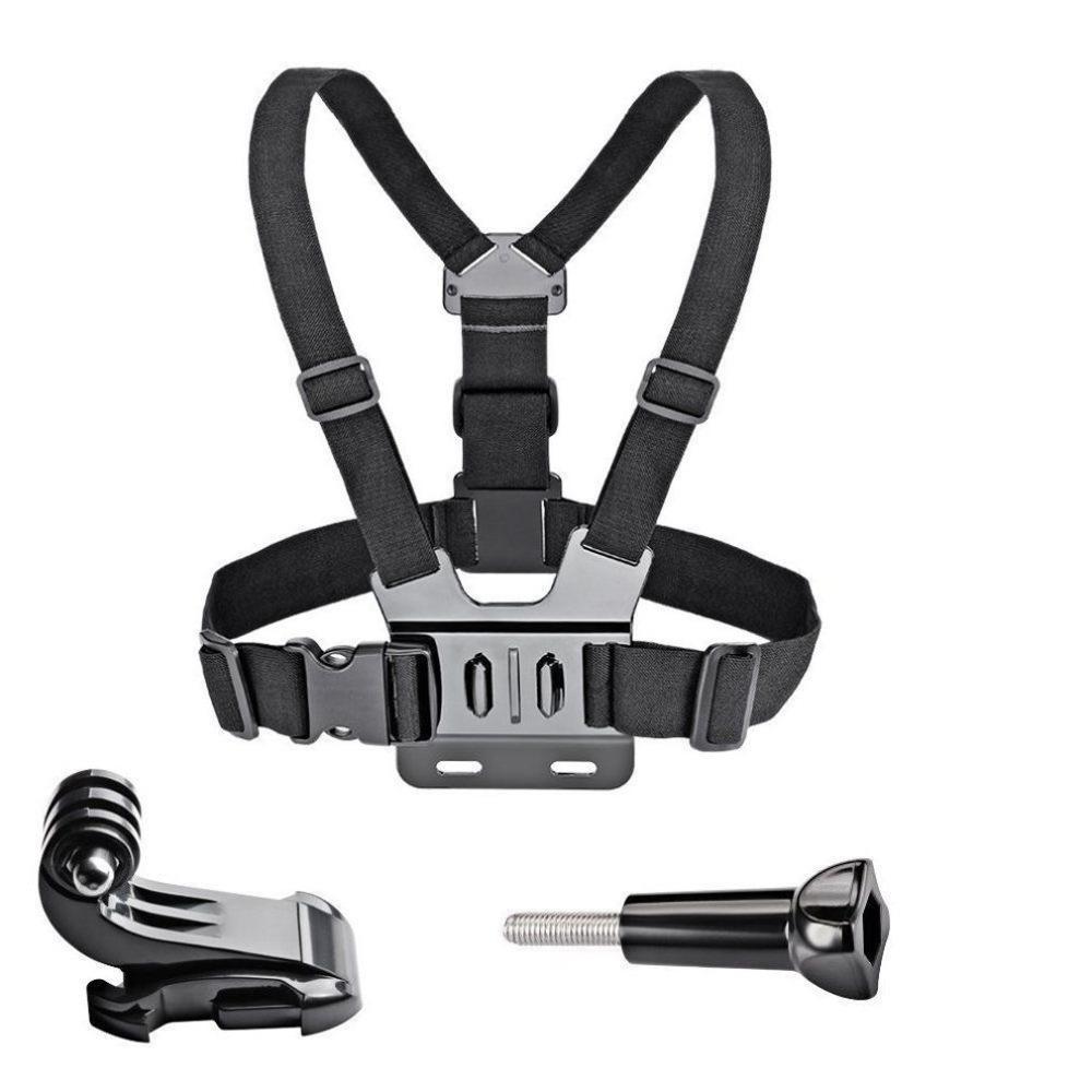 Borst Strap Mount Riem Voor Gopro Hero 7/6/5 4K Action Camera Borst Mount Harness Voor Gopro Sjcam SJ4000 Sport Cam Fix: Default Title