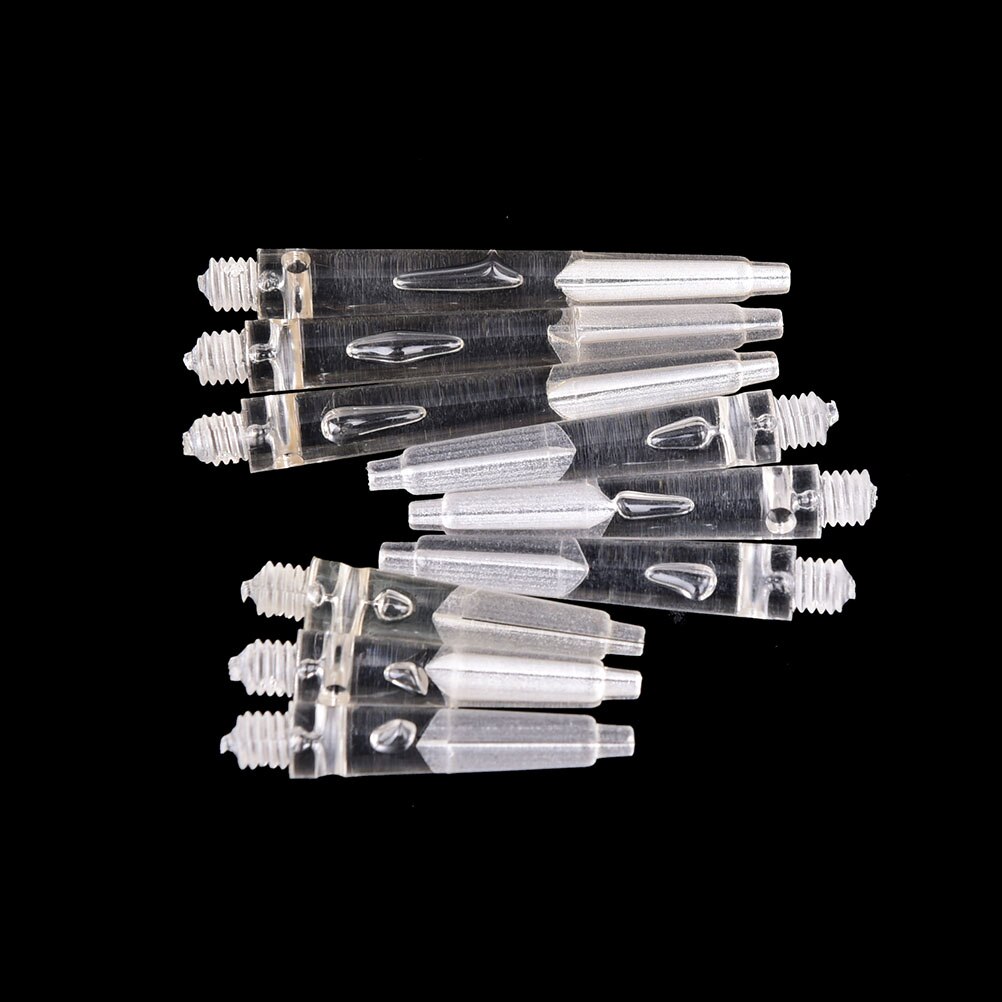 30 Pcs Nylon Darts Shafts Plastic Shaft Transparent Crystal Color Nylon Materials Dart Shafts Dart Accessories