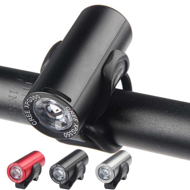 Wasafire xpg led cykel lys usb genopladeligt mtb frontlys 350 lumen cykel hovedlampe 3w cykelforlygte indbygget batteri