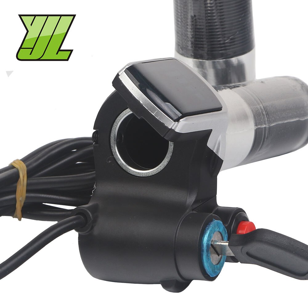 36V 48V Elektrische Fiets/Scooter/Motorfiets/Ebike Speed Gas Handvat/Gashendel/Gaspedaal Throttle twist Grip Zilver Kleur