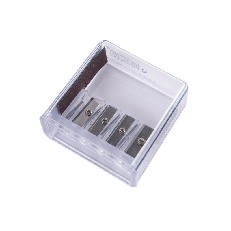 Multifunctional 4 Holes Charcoal Pencil Sharpener Long Core Lead Drawing Art Manual Sketching Drawing Supplies: TR