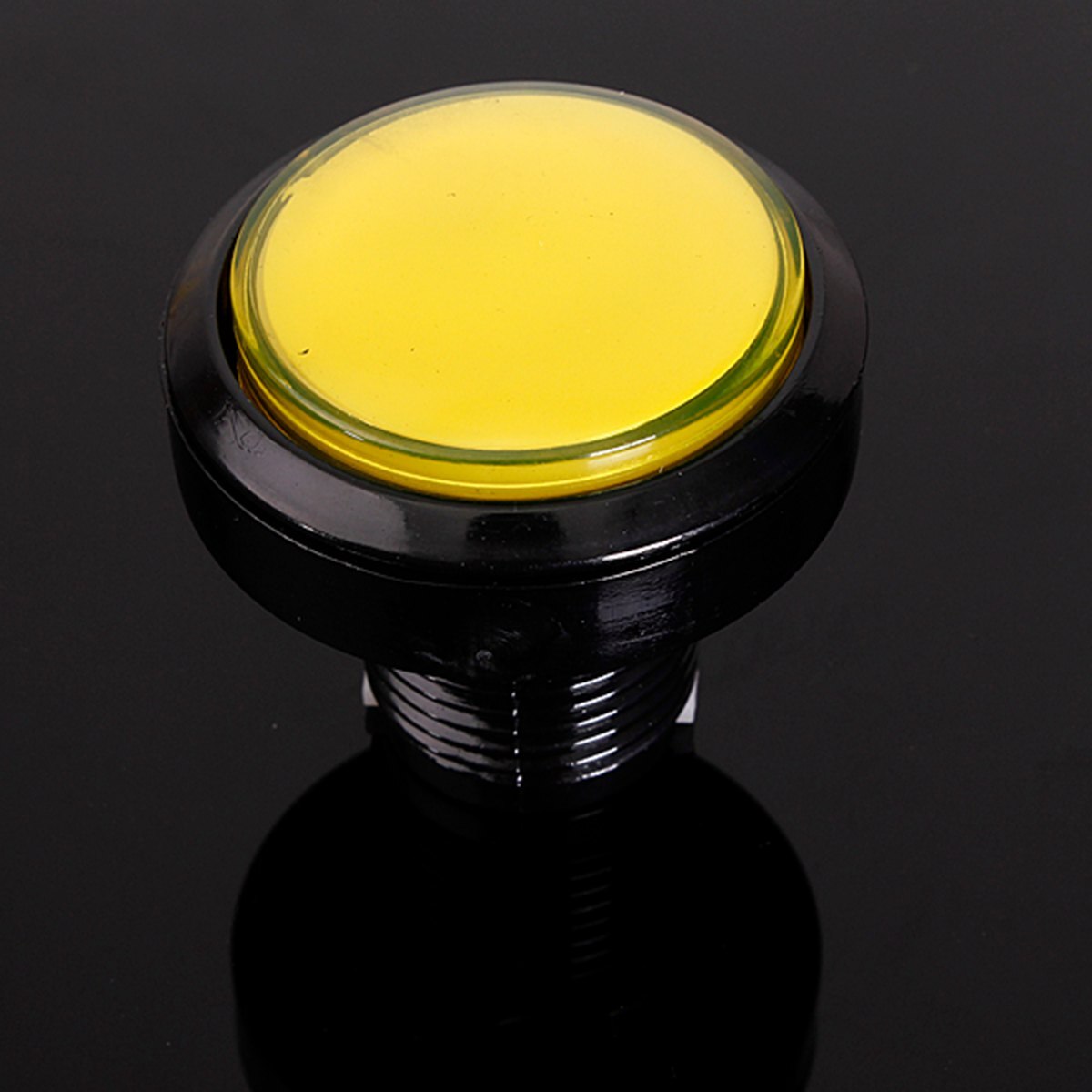 45mm Push Button Arcade Button Led Micro Switch 5V/12V Power Button Switch Set Green/Yellow/Red/White/Blue Coin Operated Games: Yellow