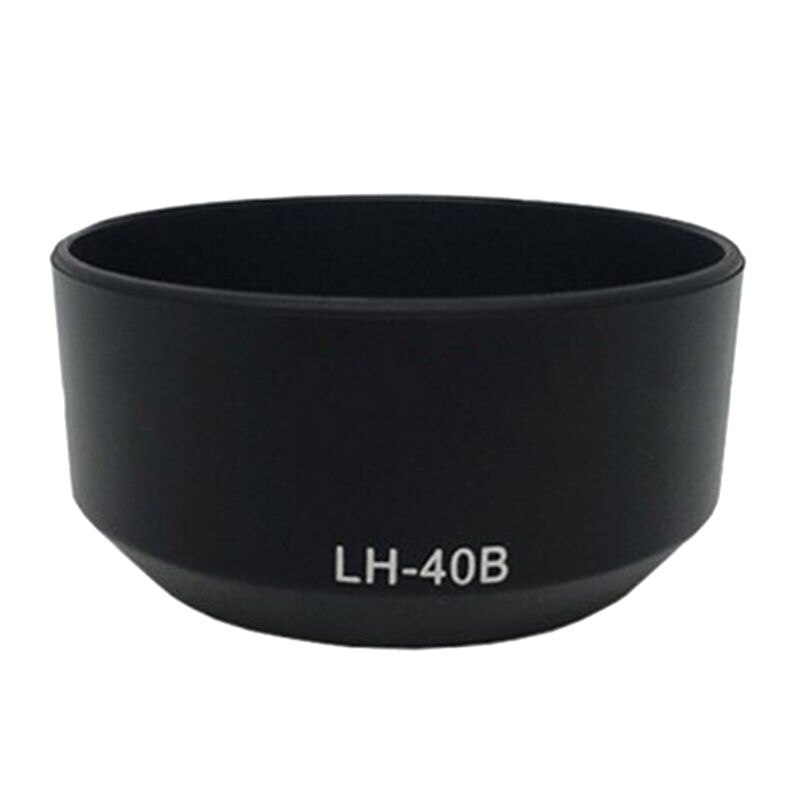 Lh -40b bajonetvatting zonnekap voor olympus m.zuiko digital 45mm f1.8 lens zwart