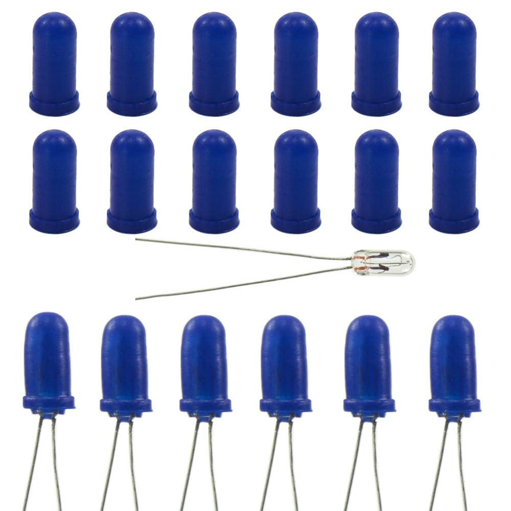 100 stücke Blau Kappen/Abdeckungen für 3mm Korn von Weizen Lampen LEDs NEUE XPT01B