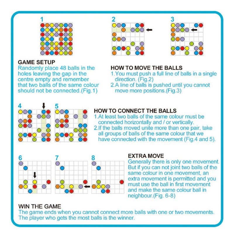 Kinderen Regenboog Bal Eliminatie Spel Puzzel Ouder-kind Interactieve Spelletjes Speelgoed Q6PD