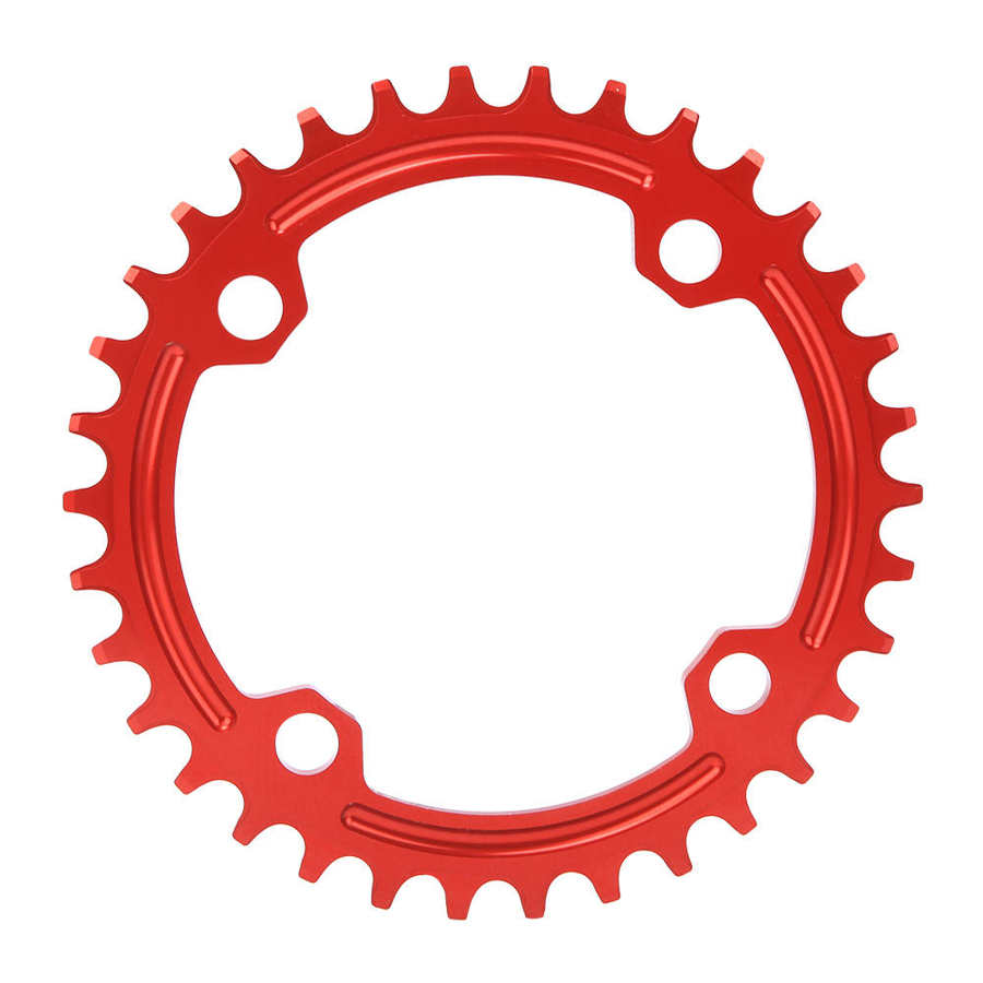 Fietskettingblad fiets smal en breed kettingblad 104 bcd enkele ketting in ronde vorm 32t 34t 36t