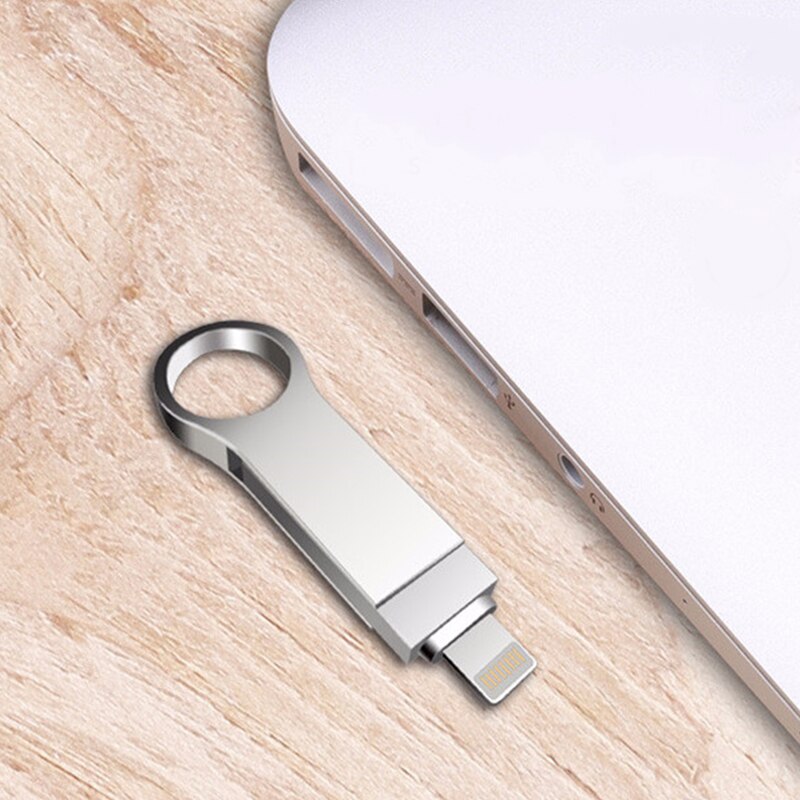 Richwell usb-stick voor iphone 8/7/7 plus /6/6s plus /5/5s/5c/ ipad 8gb 16gb 32gb pen drive 64gb 128gb otg usb 2.0- geheugenstick