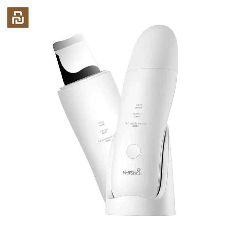 Xiaomi Youpin Ultrasonic Facial Skin Scrubber Deep Face Cleaning Peeling Skin Care Device Smart home Chip Beauty Instrument
