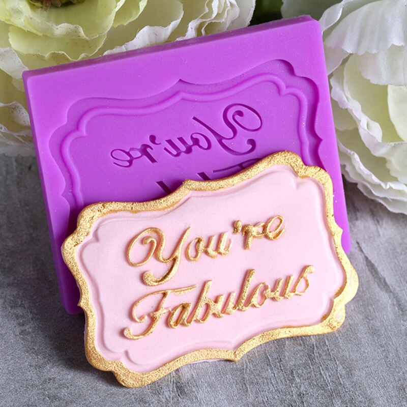 1PCS Happy Birthday , Make a Wish Shape Silicone Cake Molds,Fondant Cake ,Cupcake,Jelly, Chocolate Decorating