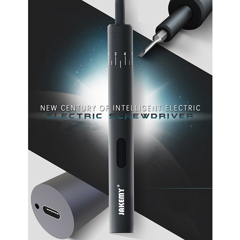 Jakemy 40 Bits Precisie Elektrische Schroevendraaier Set Led Light Diy Maintaince Gereedschap Voor Cellphone Camera Laptop Verbetering